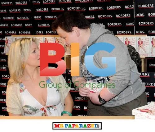 Glamour Model Abi Titmus Book Signing in Glasgow