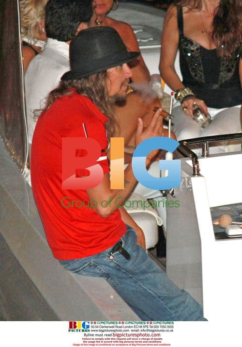 Elton John's hubby David Furnish with Kid Rock