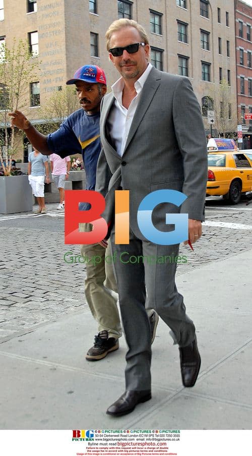 Kevin Costner arrives at The Colbert Report