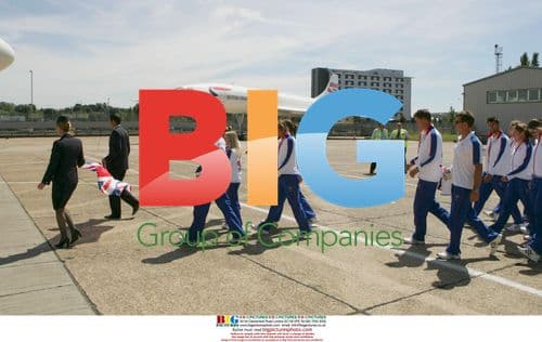 British Olympic Team Flies to Beijing