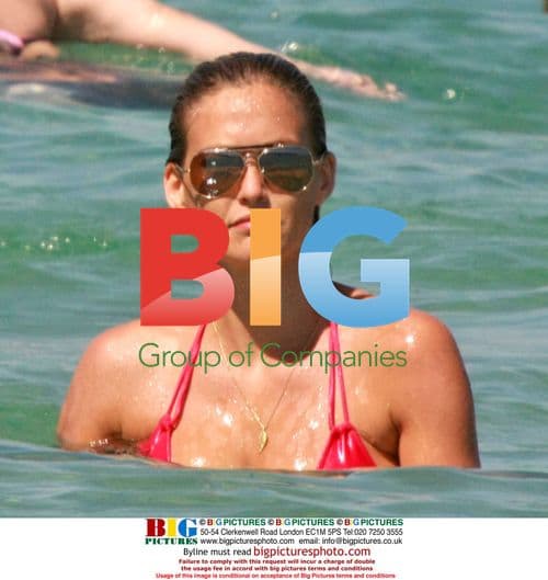 Bar Refaeli beach holiday in Saint-Tropez