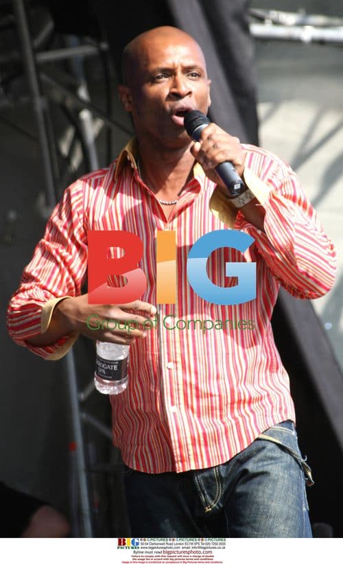 Andy Abrahams performs at Party In The Park