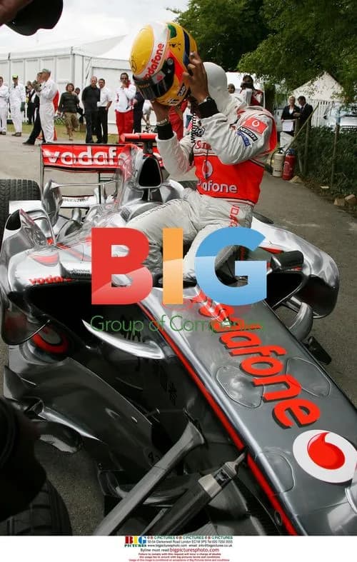 Lewis Hamilton at Goodwood Festival of Speed 2008