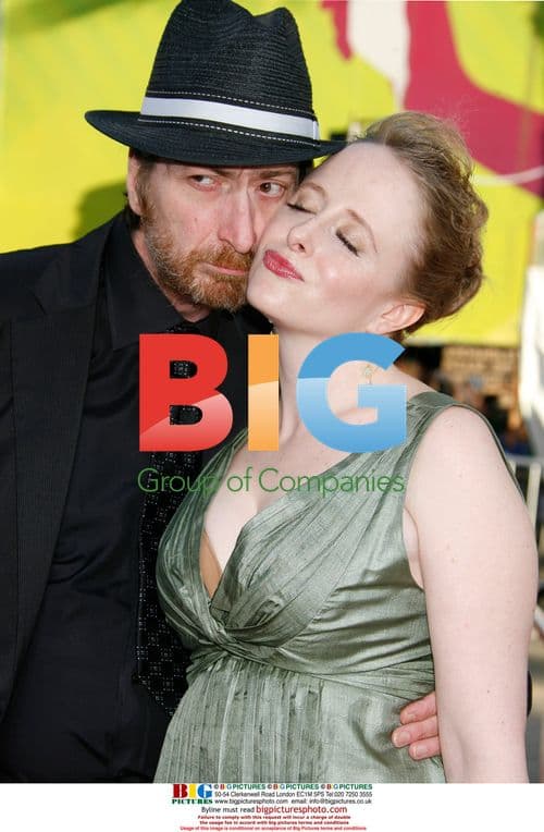 Frank Miller and Kimberly Cox at "The X-Files" Premiere