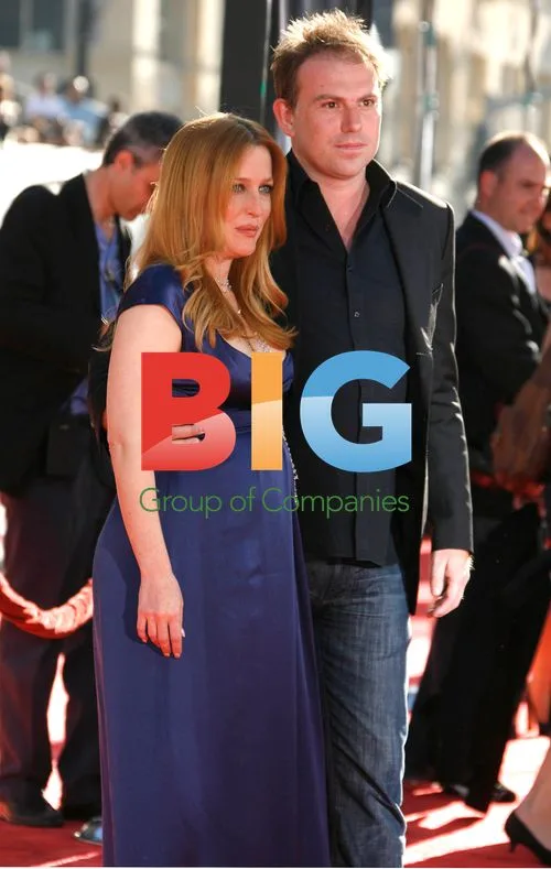 Gillian Anderson and Mark Griffiths at "The X-Files" Premiere