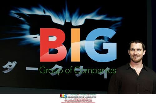 Christian Bale at "Dark Knight" Japan press conference