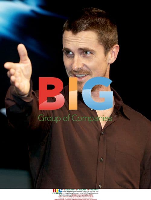 Christian Bale at "The Dark Knight" press conference