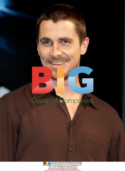 Christian Bale at "The Dark Knight" press conference