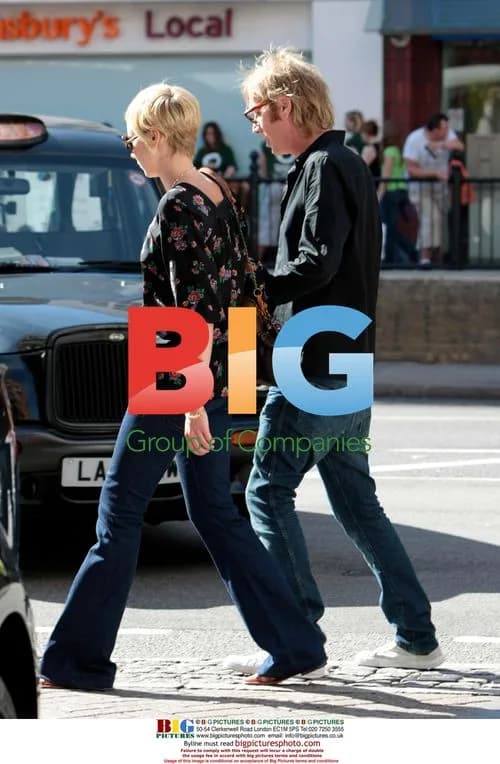 Rhys Ifans and Kimberly Stewart at London hotel