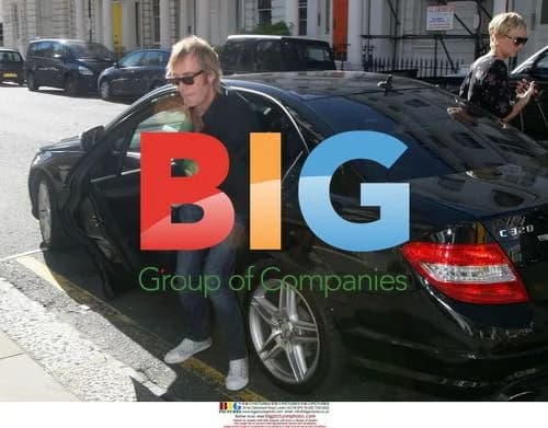 Rhys Ifans and Kimberly Stewart at Central London hotel