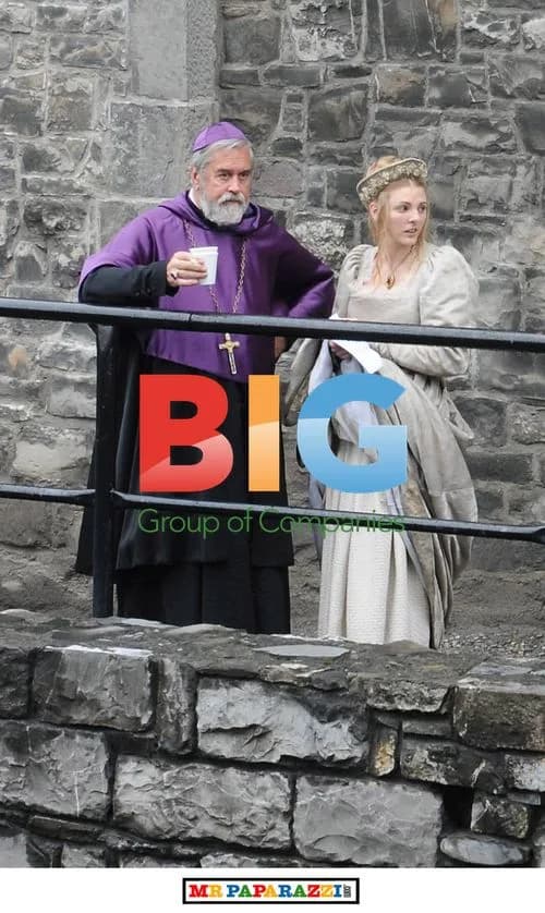 Tudors Actors on Set for Anne Boleyn Funeral