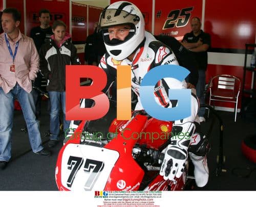 Michael Schumacher at IDM Supersport Superbike Race