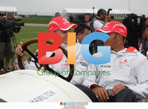 Heikki Kovalainen and Lewis Hamilton, McLaren Mercedes