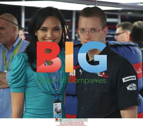 Miss France with Sebastian Bourdais