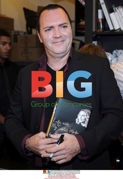 Christopher Ciccone signs book "Life with My Sister Madonna"