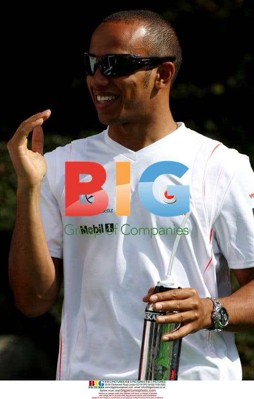 Lewis Hamilton at French Grand Prix, Magny Cours