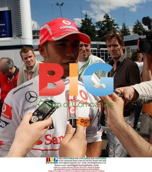 Lewis Hamilton at 2008 French Grand Prix