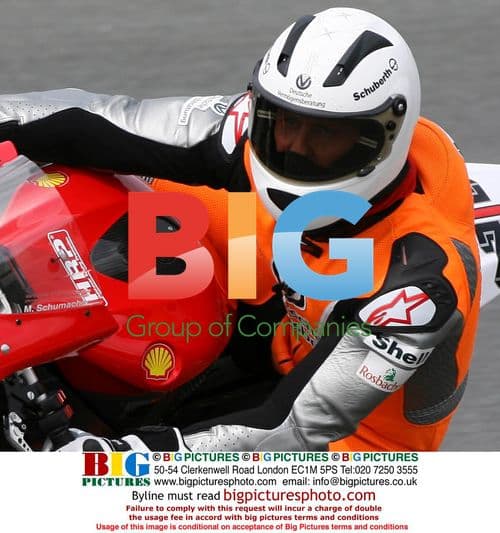 Michael Schumacher at IDM German Super Bike