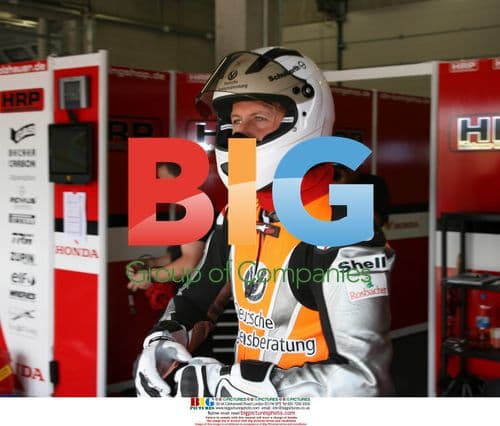 Michael Schumacher at IDM German Super Bike Championship
