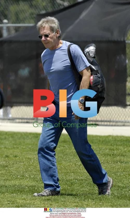 Harrison Ford and Calista Flockhart at Son's Baseball Game
