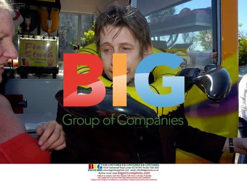 Shane McGowan and Victoria Clarke at Sandycove Beach