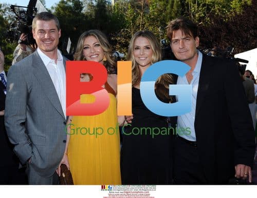 Rebecca Gayheart-Dane, Eric Dane, Charlie Sheen and Brooke Mueller at Butterfly Ball