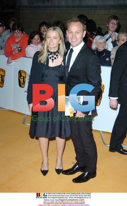 Jason Donovan and wife at BAFTA party