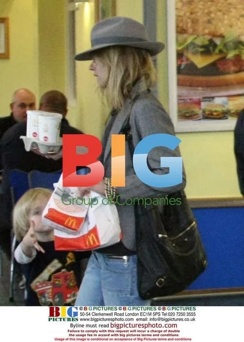 Kate Moss at McDonald's in Northolt