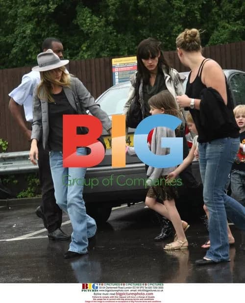 Kate Moss and friends at McDonald's