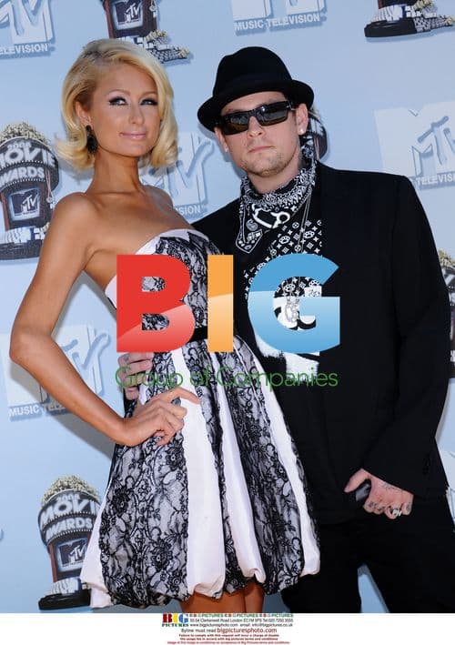 Paris Hilton and Benji Madden at 2008 MTV Movie Awards