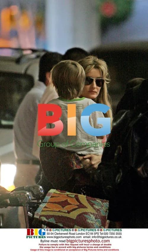 Natasha McElhone Arrives at LAX with Sons