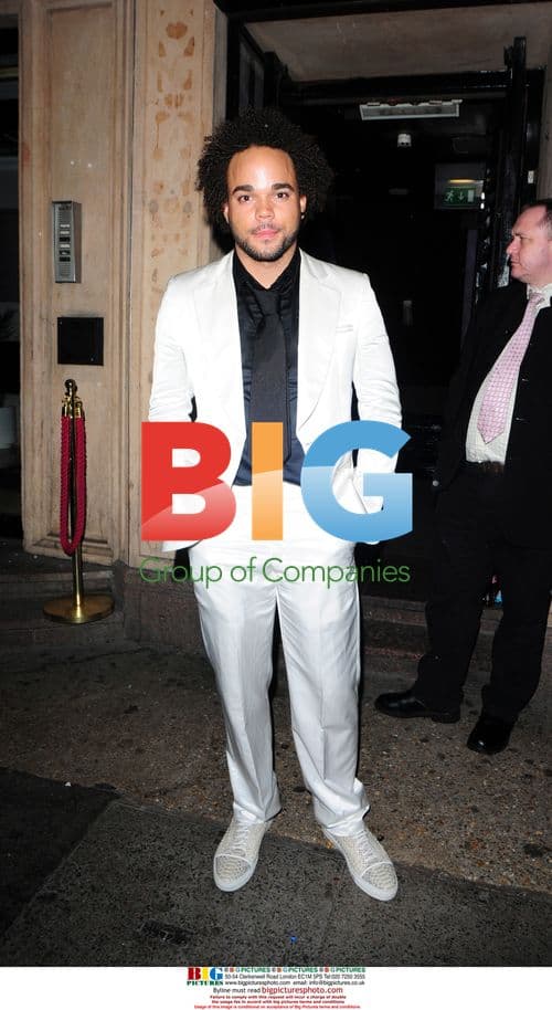 Nate James and Alisha Dixon at Amaya Club event