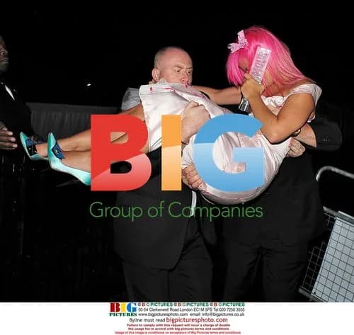 Lily Allen carried after awards show