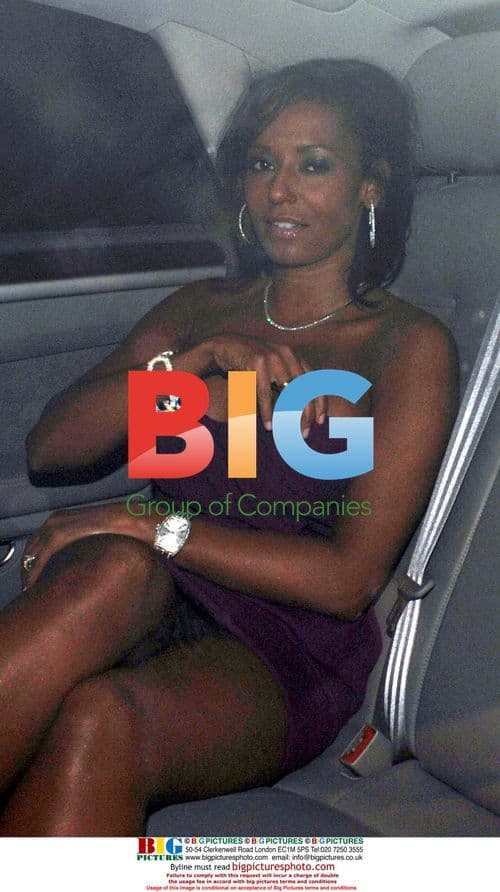 Spice Girl Mel Brown Leaving Glamour Awards After Party