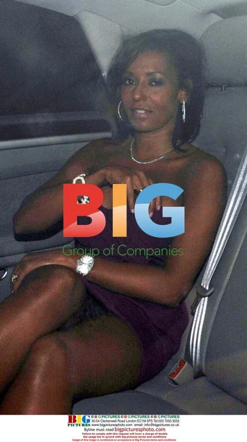 Spice Girl Mel Brown Leaving Glamour Awards After Party