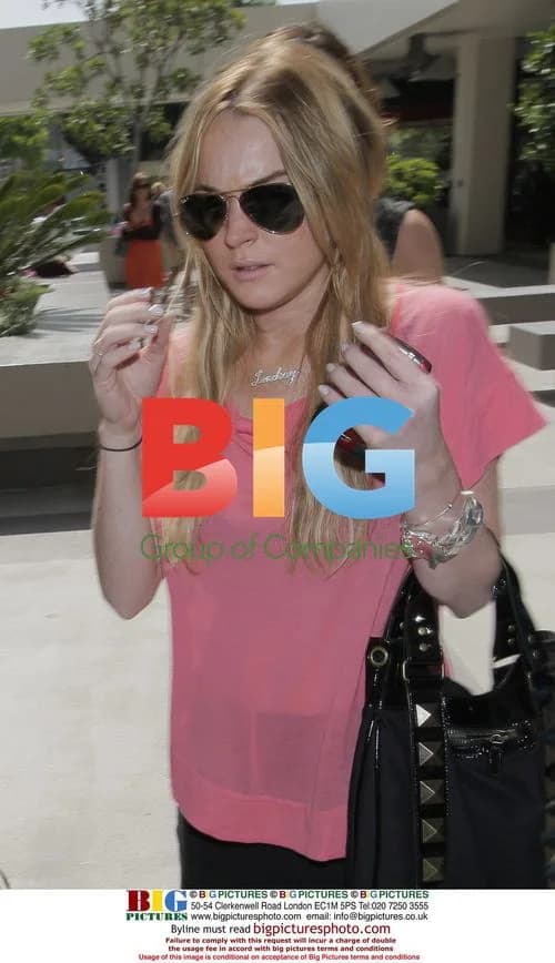 Lindsay Lohan out in Beverly Hills