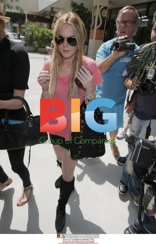 Lindsay Lohan out in Beverly Hills