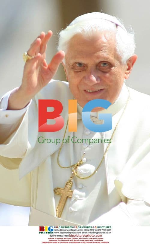 Pope Benedict XVI at General Audience in Rome