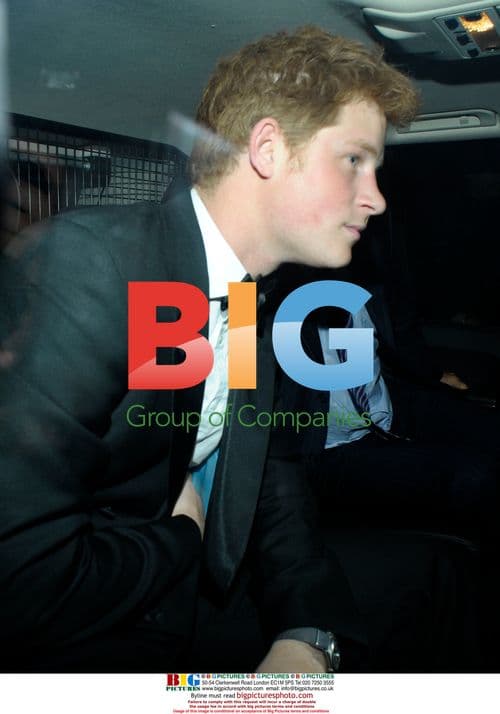 Prince Harry leaving Annabelles in London