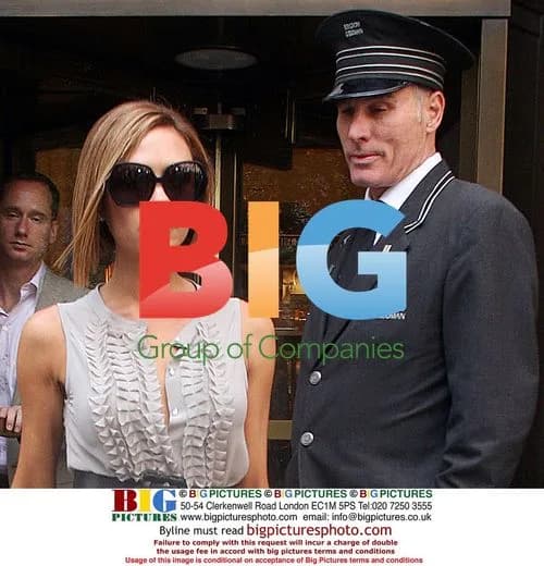 Victoria Beckham Leaves Hotel for Meeting
