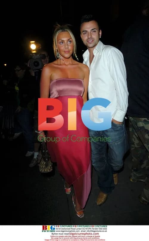 Michelle Heaton and Andy Scott-Lee at Top Gun Gala