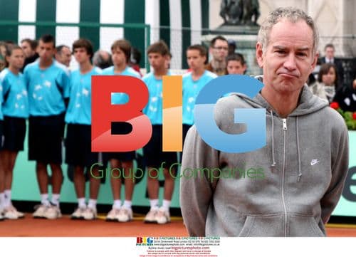 John McEnroe at Roland Garros Exhibition