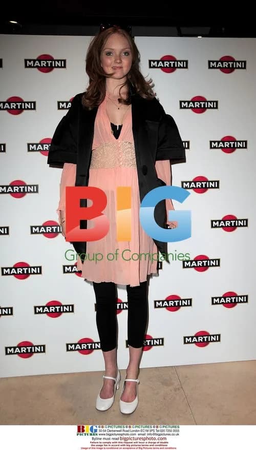 Lily Cole at Martini party in London