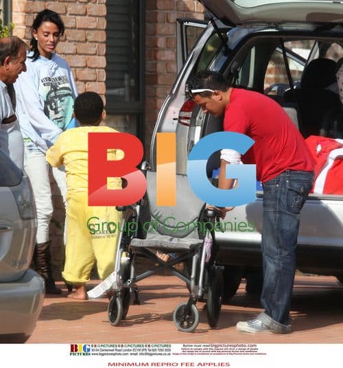 Katie Price and Peter Andre with Family