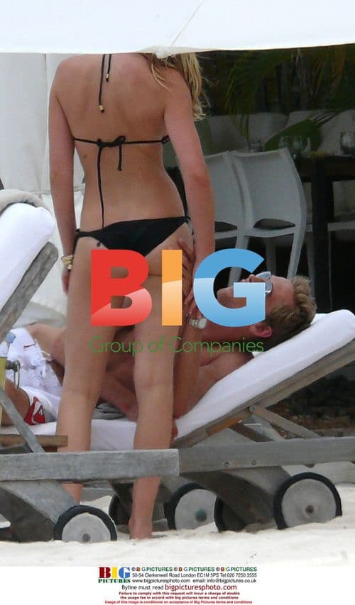 Peter Crouch and Abigail Clancy on St Barts