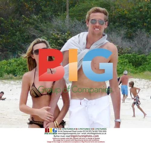 Peter Crouch and Abigail Clancy in St Barts
