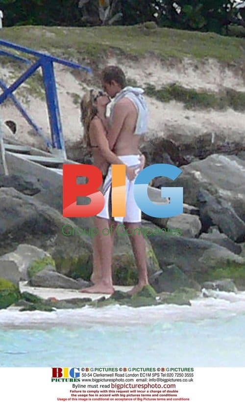 Peter Crouch and Abigail Clancy on St Barts