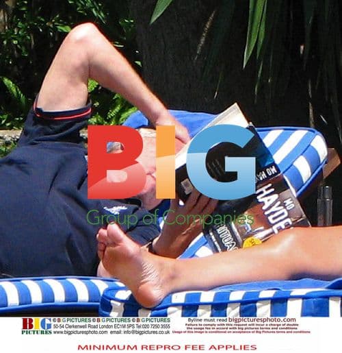 Chris Tarrant and Jane Bird on holiday in Spain