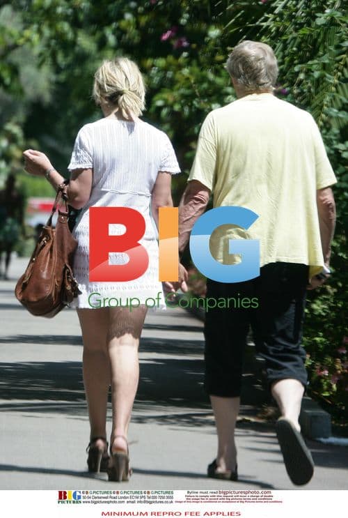 Chris Tarrant and Jane Bird on Spanish Vacation