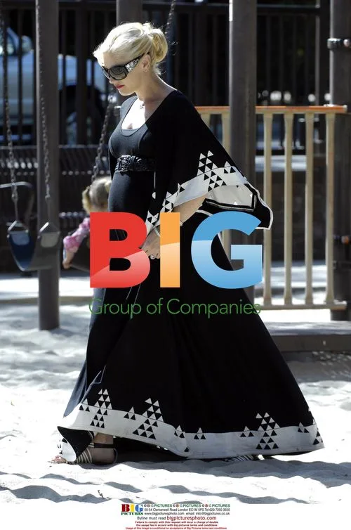 Gwen Stefani Out with Son Kingstown and Nanny